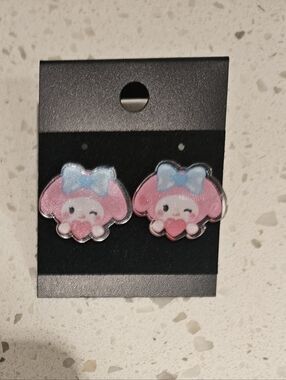 My Melody Earrings, NEW